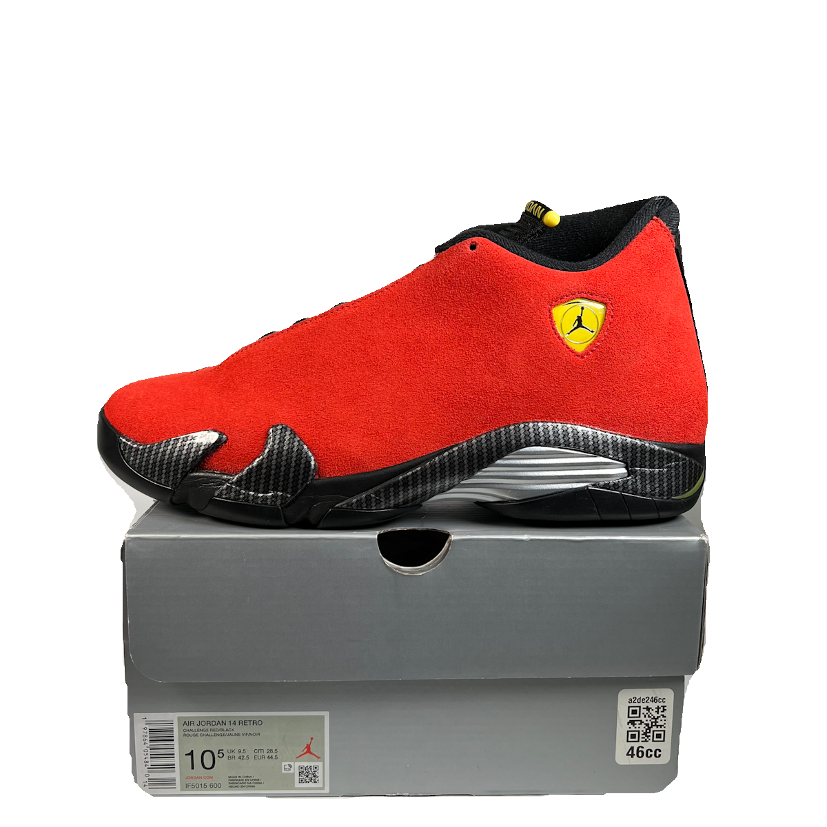 Jordan 14 Ferrari (2024) Size 10.5 USED s22774