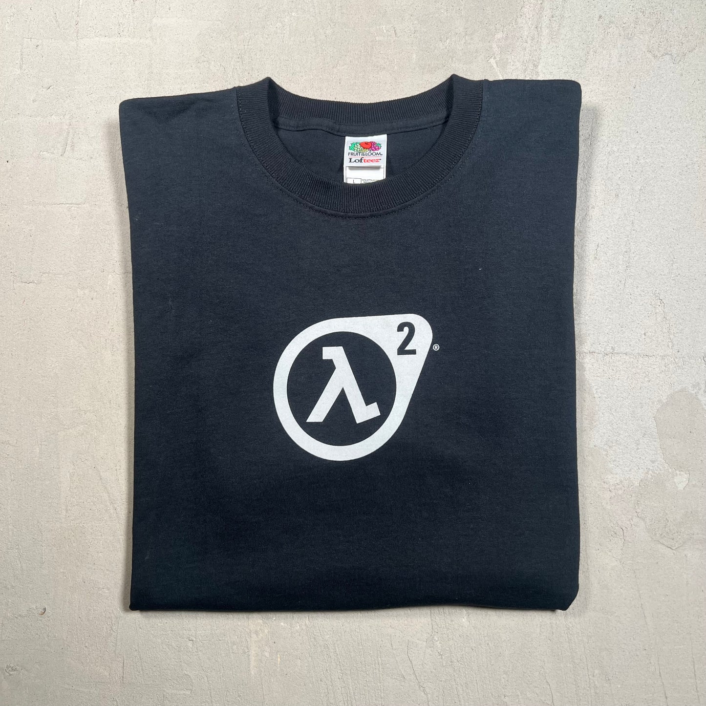 2004 Half-Life 2 Promo Tee Black Size Large USED v19389