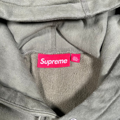 Supreme Reverse Logo Olive Green Hoodie Size XL NEW x15707