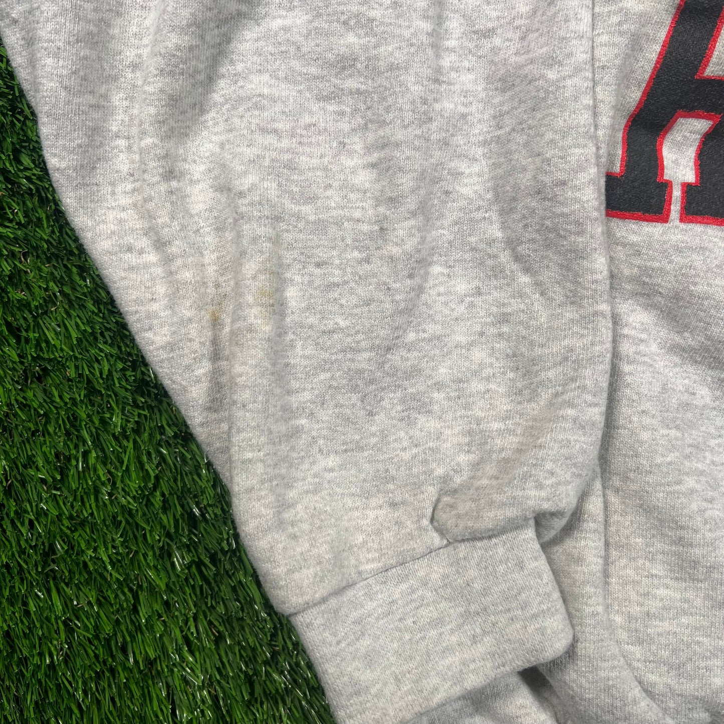 1995 San Francisco Spiders NHL Hockey Grey Crewneck Size XL USED v18259