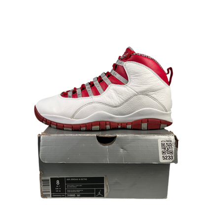 Jordan 10 Red Steel (2005) Size 8 USED s18390