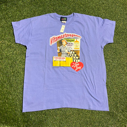 2003 I Love Lucy Vitameatavegamin Blue Tee Size XL NEW v16257