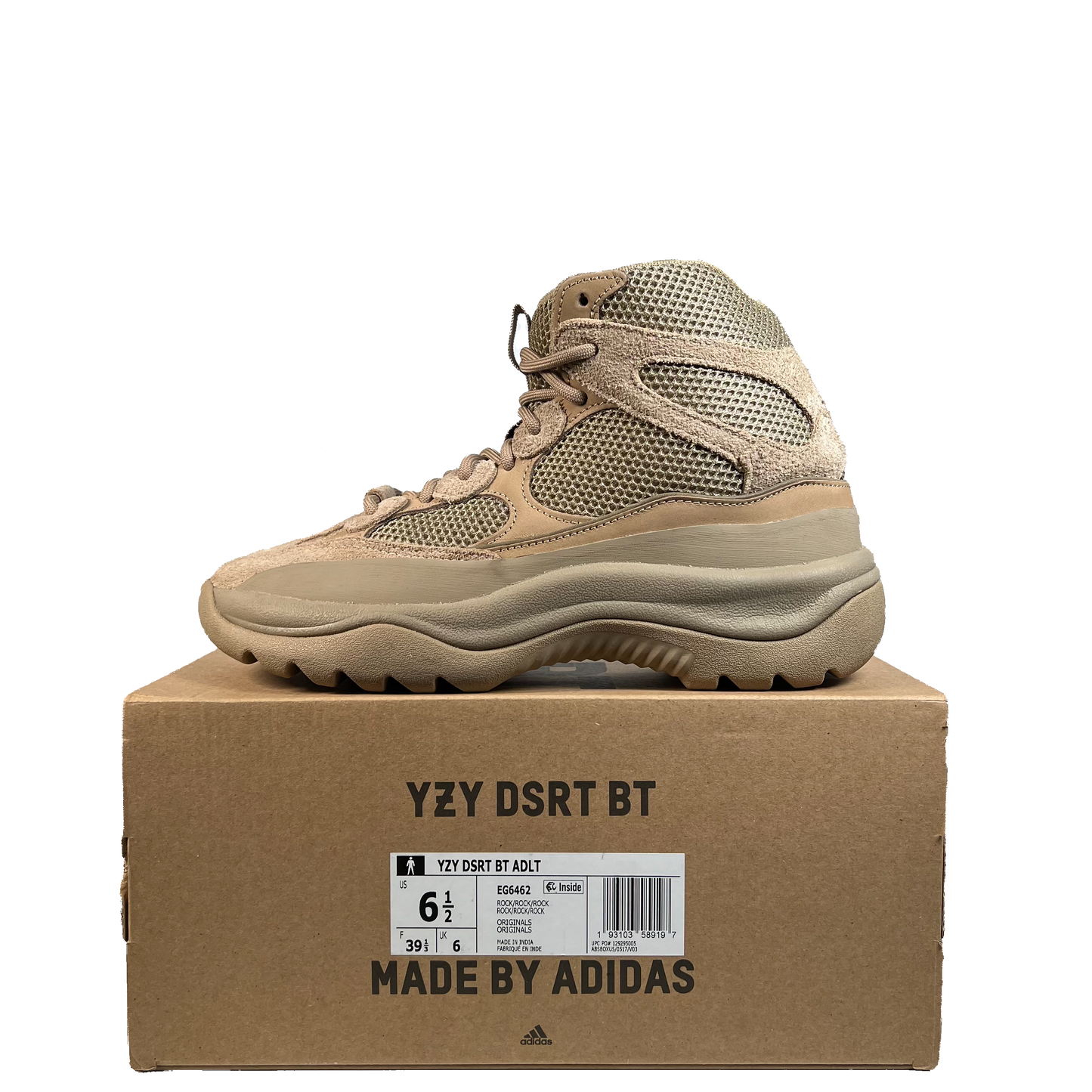 Yeezy Desert Boot Rock (2019) Size 6.5 USED s20944