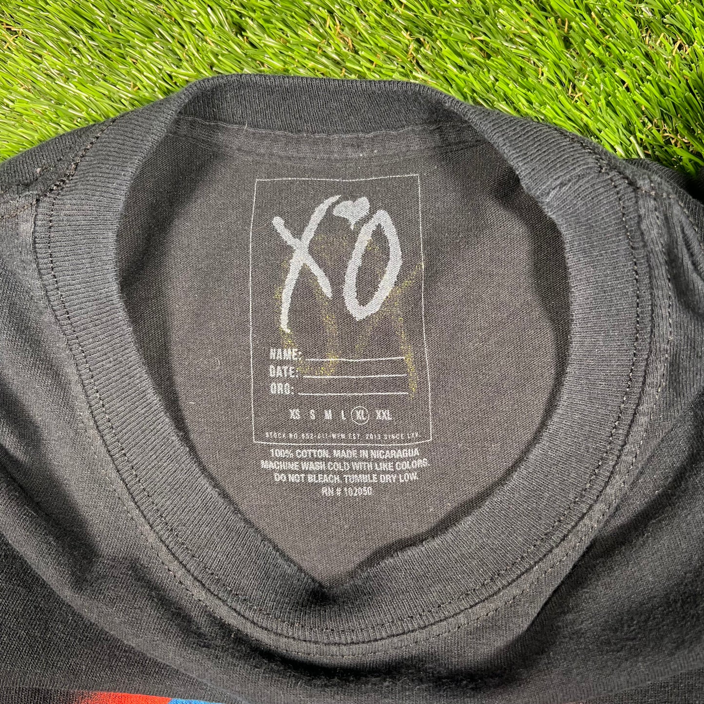 The Weekend Black "Starboy" Tour Longsleeve Size XL USED v17494