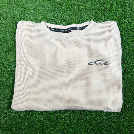 Y2K Orange Country Choppers Cream Thermal Size XL USED v17959