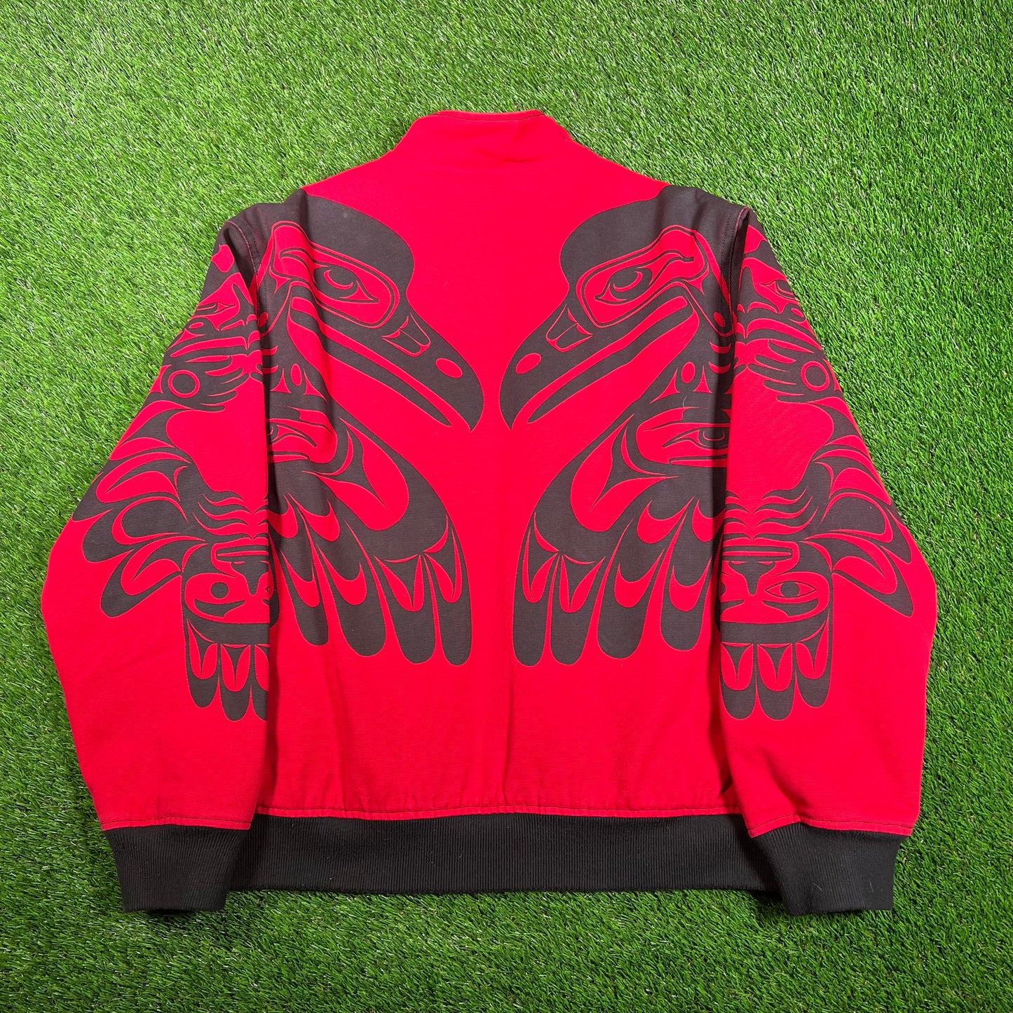 Supreme Red Makah Zip Up Jacket (2019) Size Large USED x15514