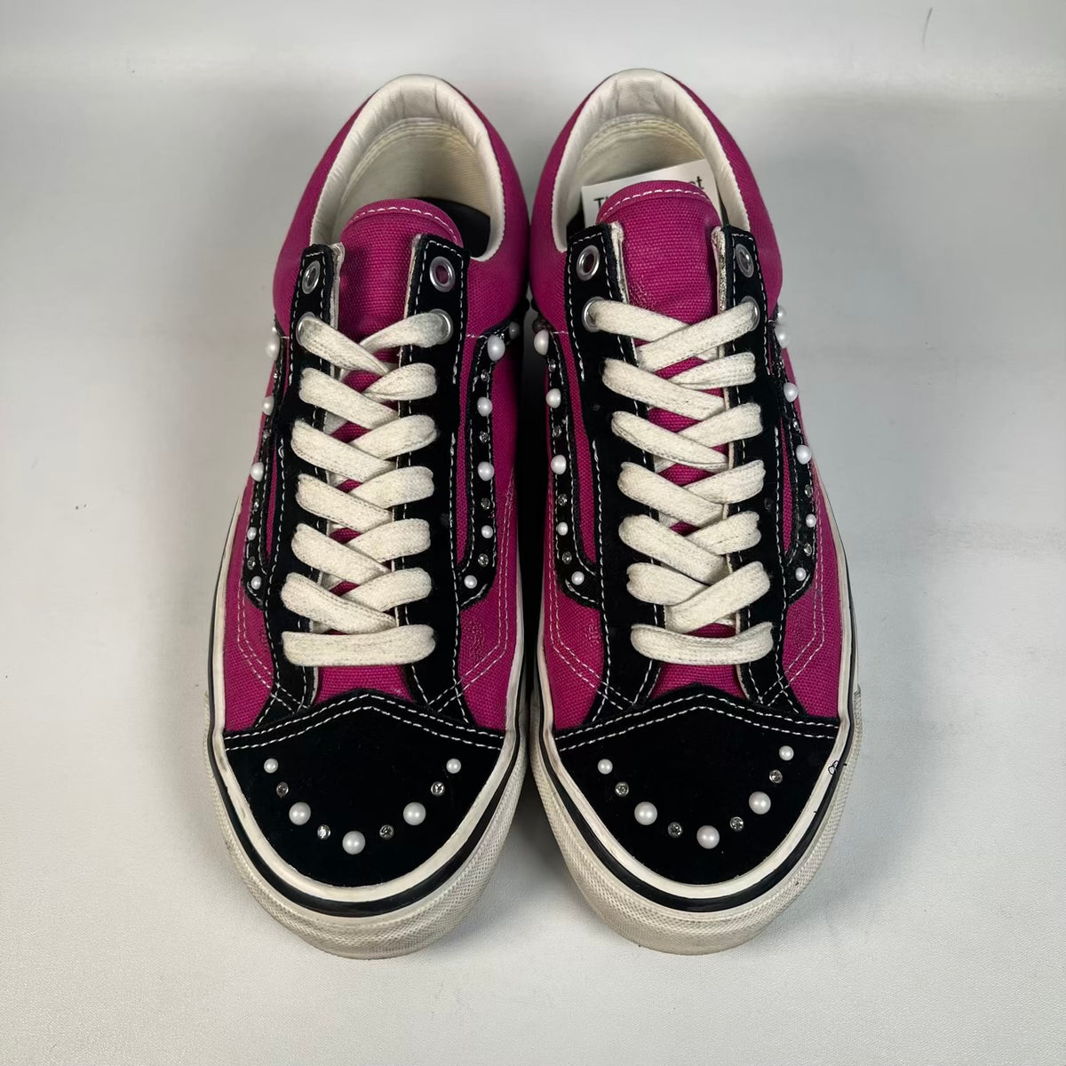 Vans Old Skool 36 Pearlized Pack Pink Black (2025) Size 8.5 USED s23557