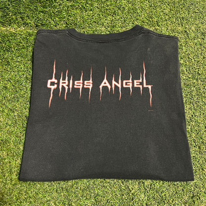 2004 Criss Angel Black Art Tee Size XL USED v16413