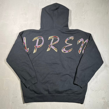 Supreme Beaded Hoodie Black (2022) Size Medium USED x18785