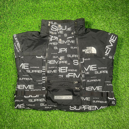 Supreme North Face Steep Tech Apogee Jacket Black (2021) Size XL USED x16657