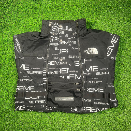 Supreme North Face Steep Tech Apogee Jacket Black (2021) Size XL USED x16657