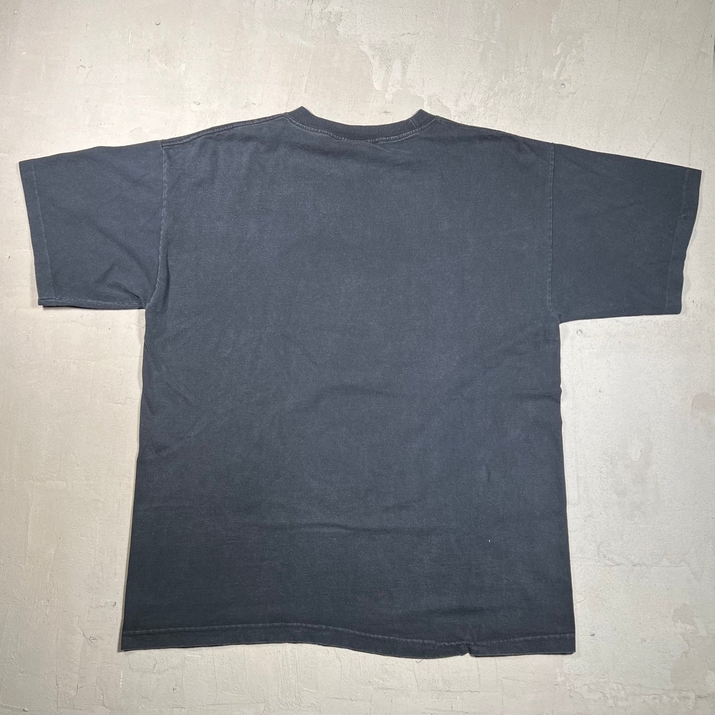 1990s Marilyn Monroe Alien Art Tee Black Tee Size XL USED v19482