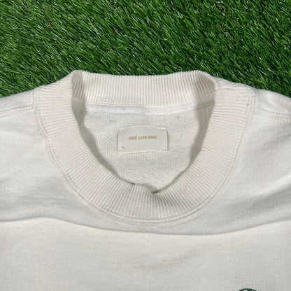 Aime Leon Dore ALD Classic Logo White Crewneck Size XL USED x15859