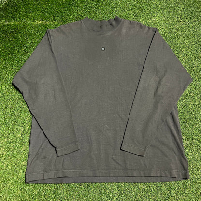 Yeezy Gap Longsleeve Washed Grey Size Small USED X14201