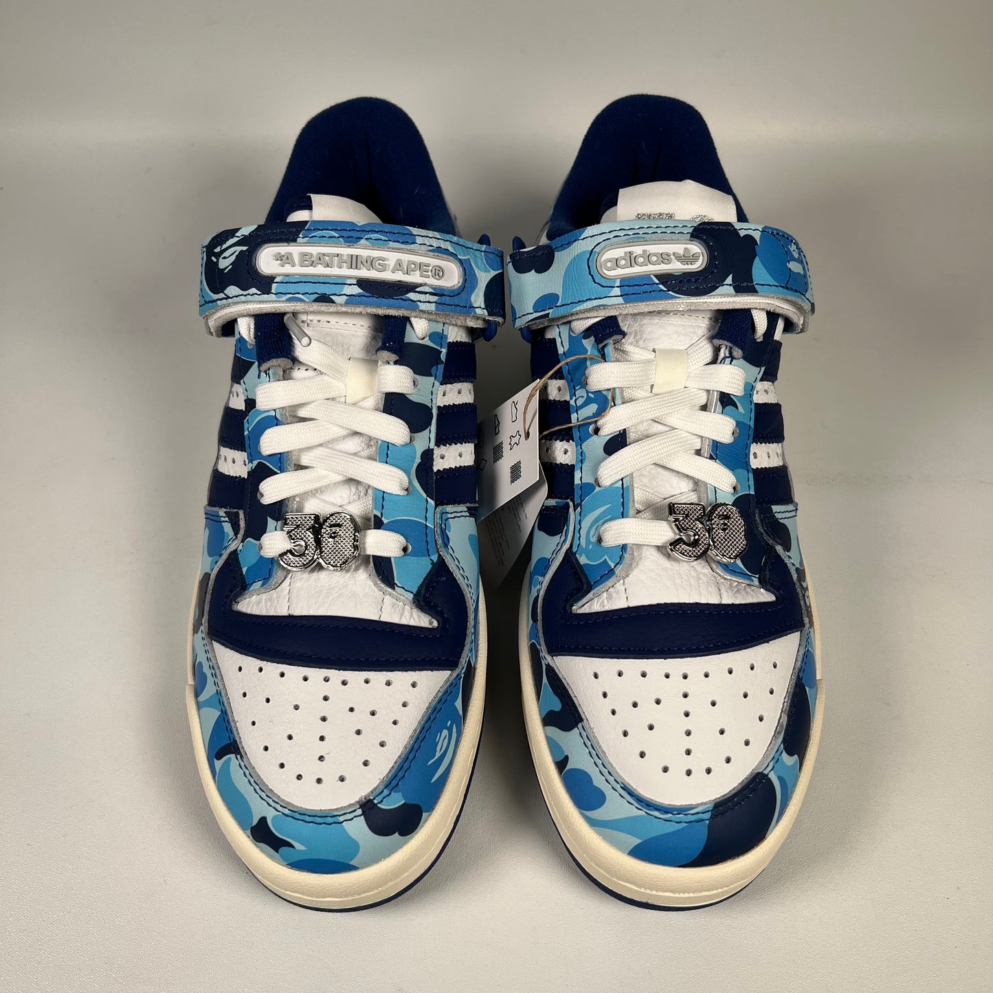 Adidas Forum 84 Low Bape Blue Camo (2023) Size 8 NEW s19622