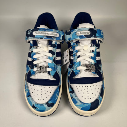 Adidas Forum 84 Low Bape Blue Camo (2023) Size 8 NEW s19622
