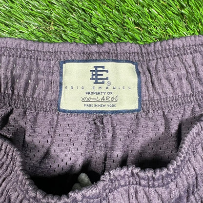 Eric Emanuel Pink Logo Purple Shorts Size XXL USED x14630