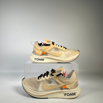 Nike Zoom Fly Off White White Size 6 USED s5000