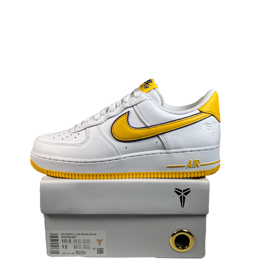 Nike Air Force 1 Low Kobe Bryant Lakers Home (2024) Size 10.5 NEW s22618