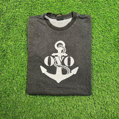 OVO Anchor Black Tee Size Medium USED x16489