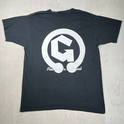 1990s Genitorturers Pleasure in Restraint Metal Rock Band Black Tee Size XL USED v20159