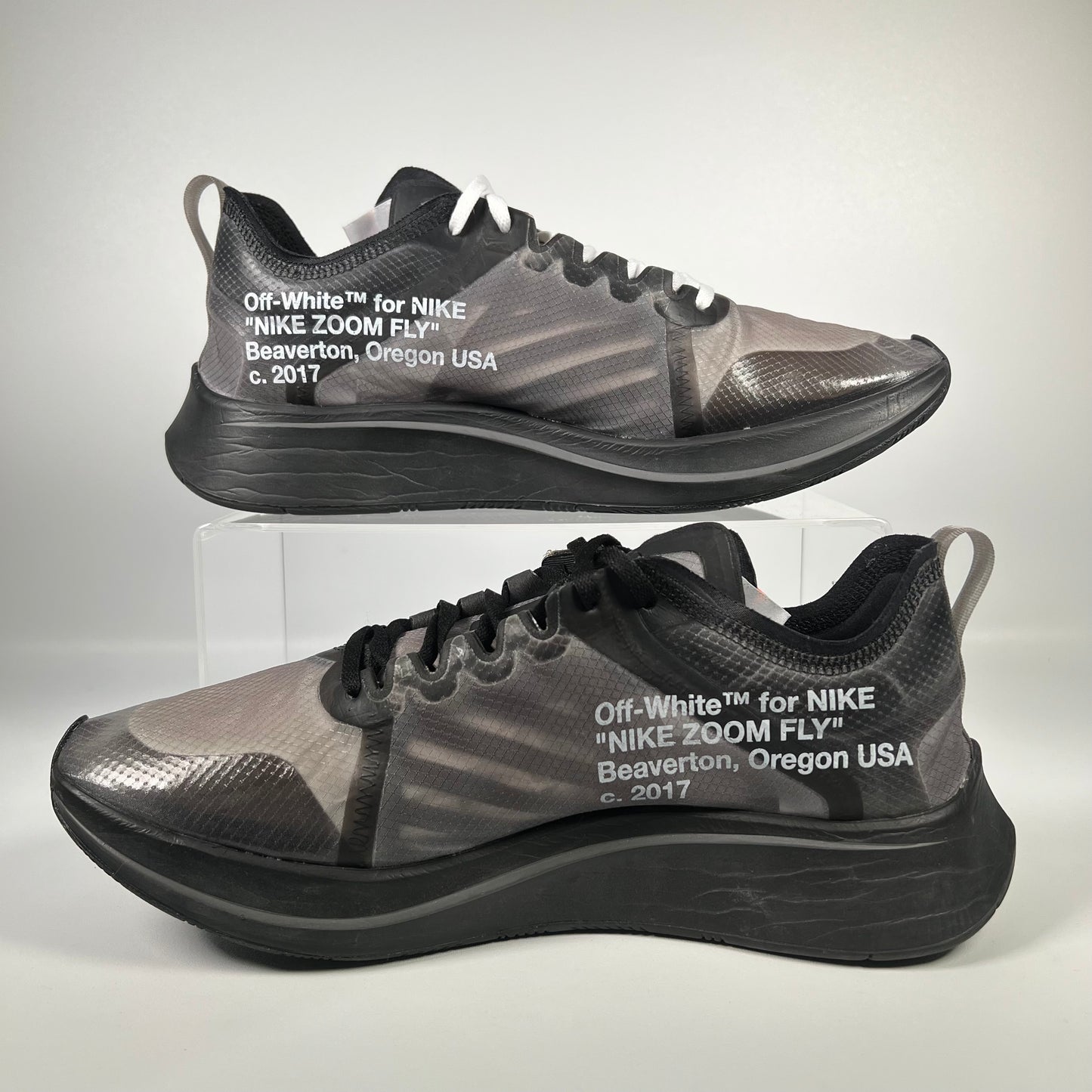 Nike x Off-White Zoom Fly Black (2018) Size 11.5 USED s18041