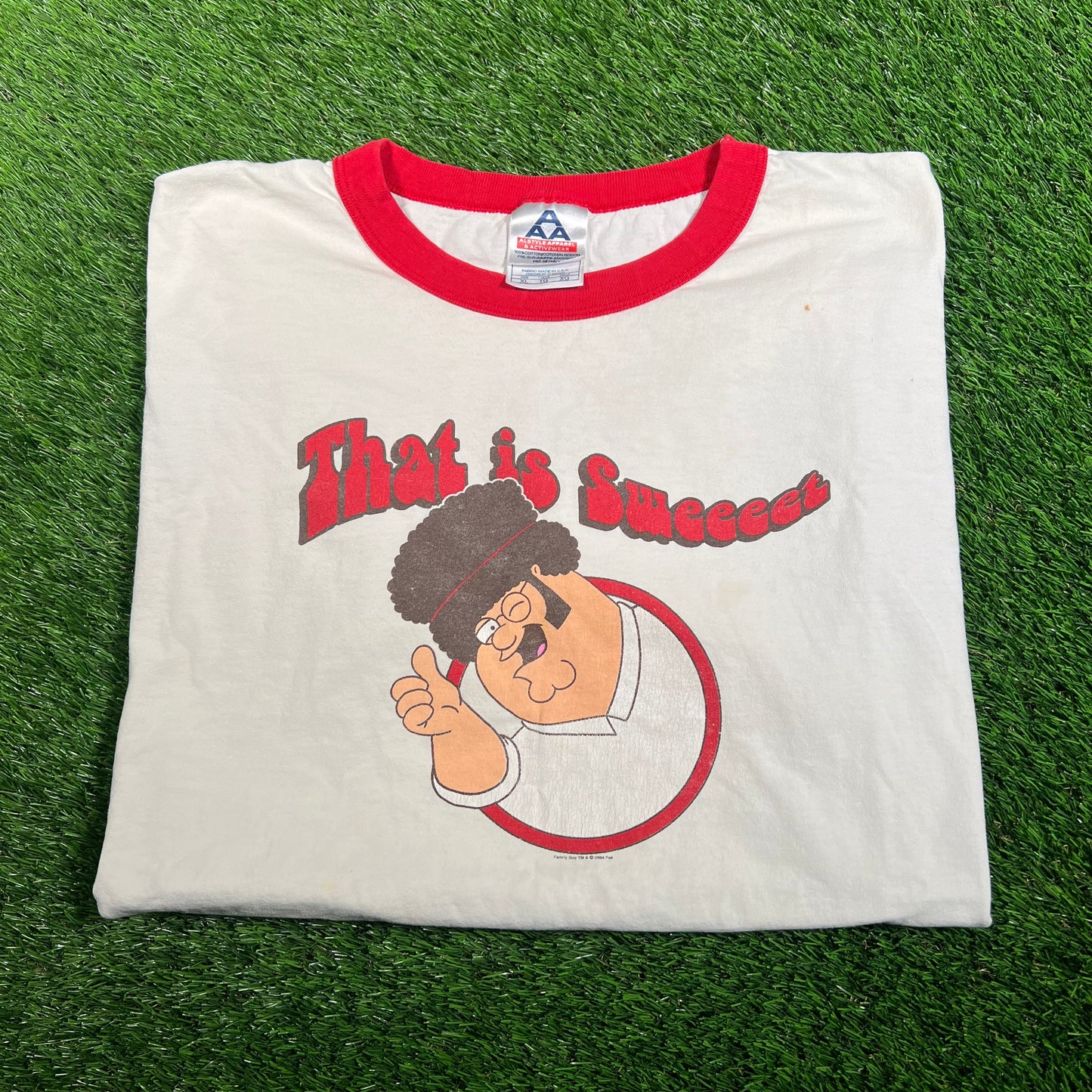 2004 Family Guy That is Sweet White Tee Size XL USED v17822