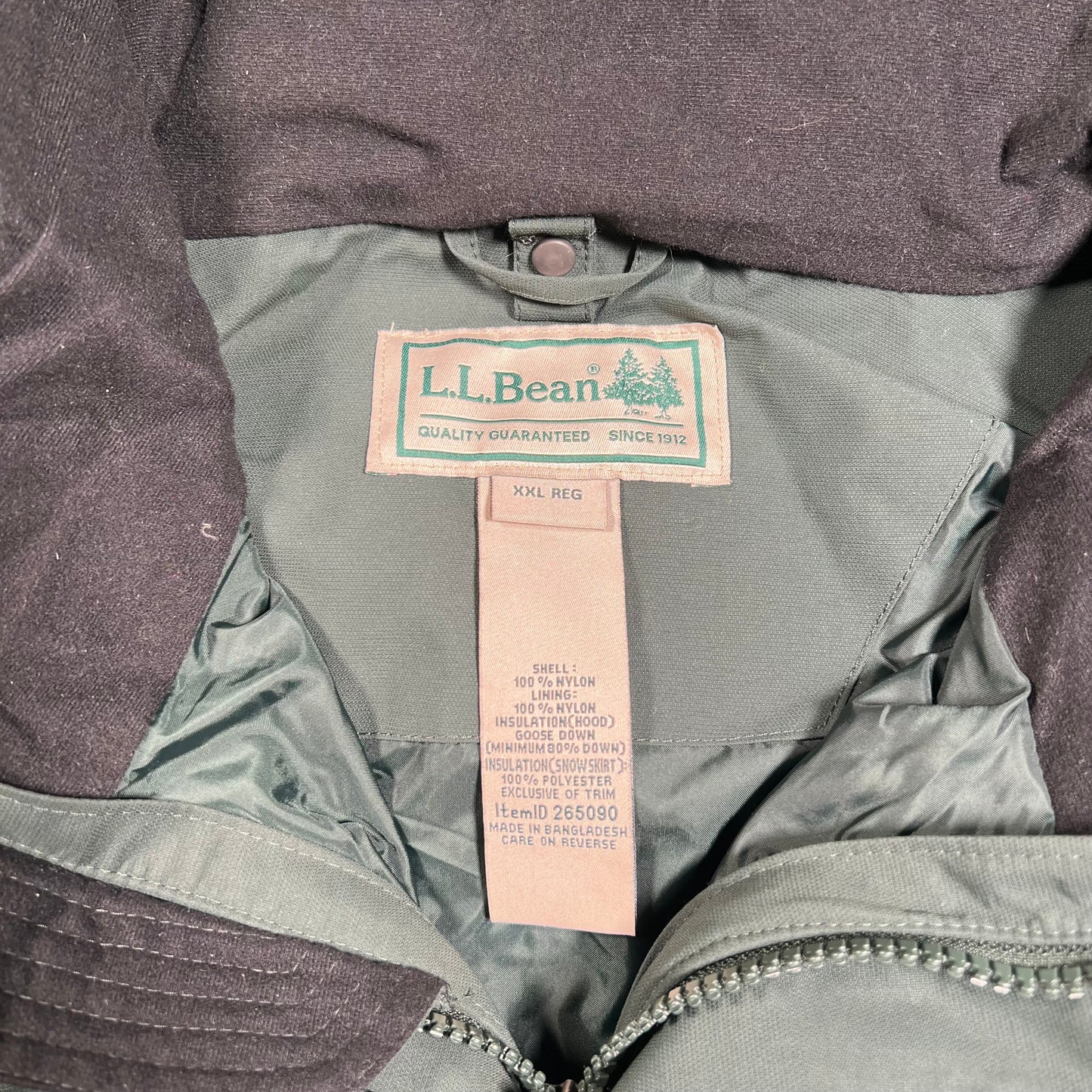 1990s LL Bean Maine Warden's 3 in 1 Goretex Parka Size XXL USED v18398