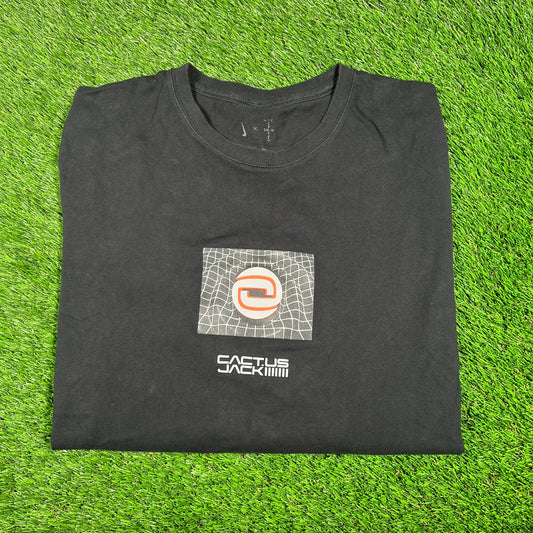 Cactus Jack Nike Black "Service Center" Longsleeve Size XXL USED x15425