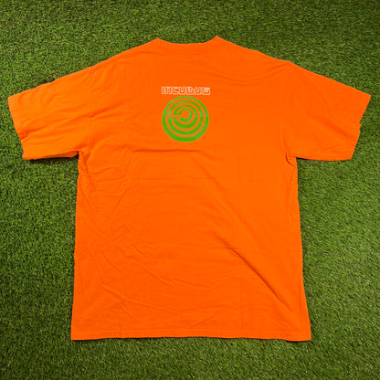 1999 Incubus Orange Band Tee Size XL USED v18442