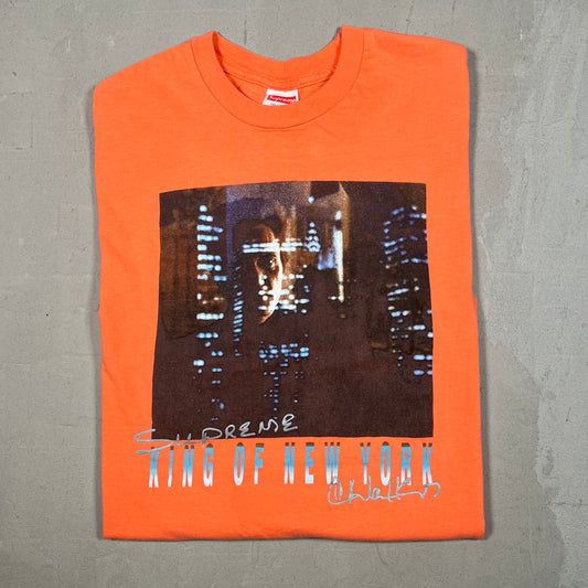 Supreme King Of New York Neon Orange Tee (2019) Size Medium USED x17111