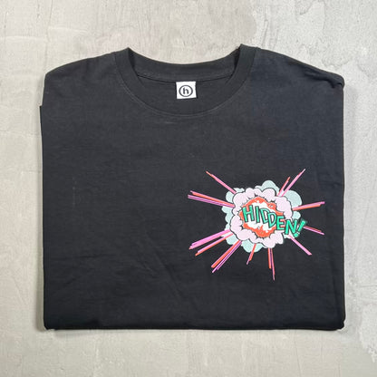 Hidden NY Comic Book Tee Black SIze Large USED x18840