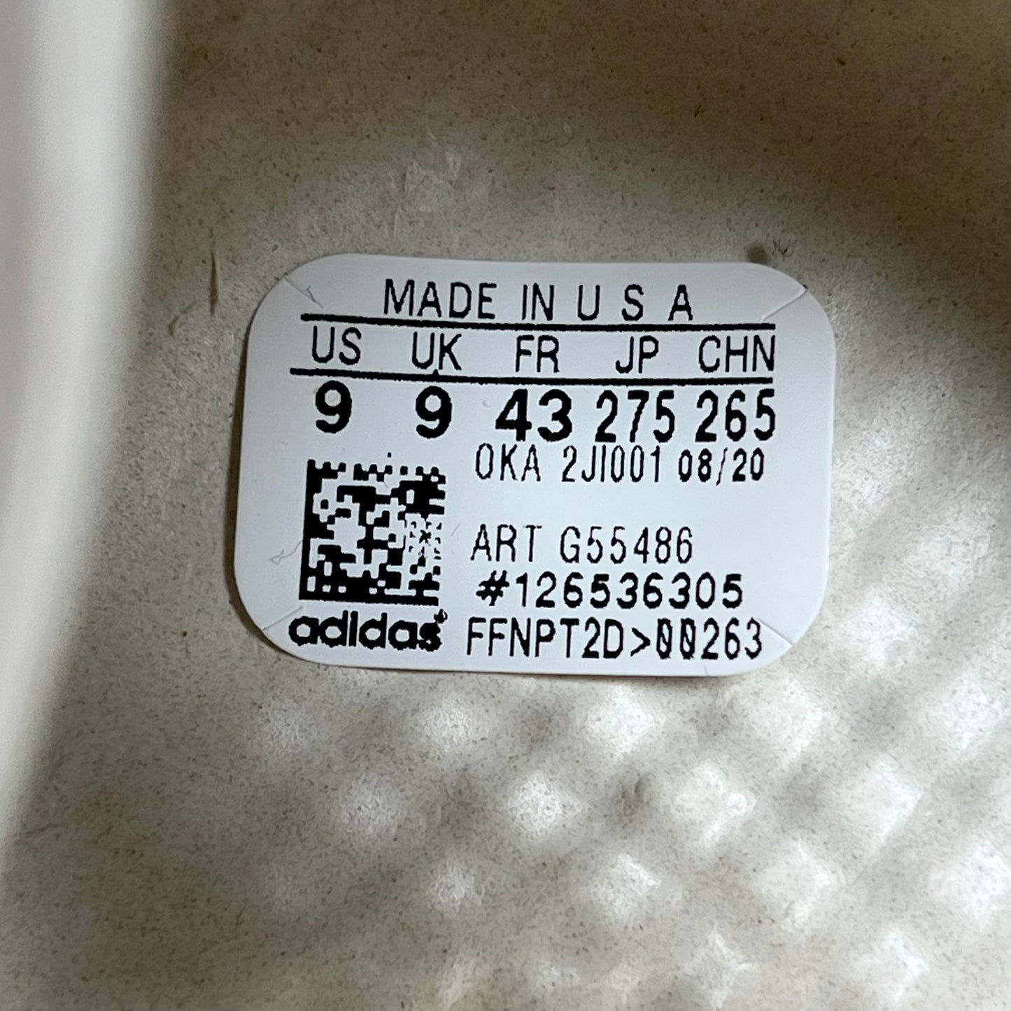 Yeezy Foam RNNR Ararat (2020) Size 9 NEW S21513