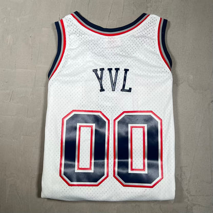 Playboi Carti NBA Mitchell & Ness New Jersey Nets White Jersey Size Large NEW x18523