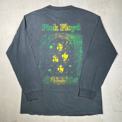 1990s Pink Floyd Echoes Black Longsleeve Size XL USED v20177