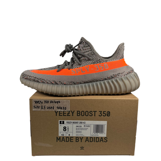 Yeezy 350 Beluga Reflective Size 8.5 USED s10630
