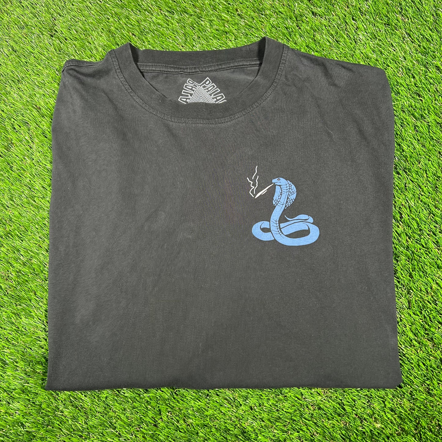 Palace Wahed Black Cobra Logo Longsleeve Size XL USED x14735
