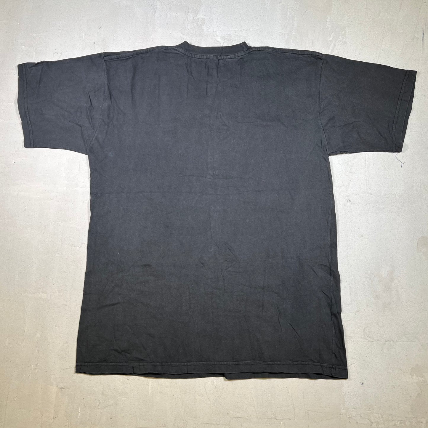 1993 Chicago Bulls 3 Peat Champs Black Tee Size XL USED v19244