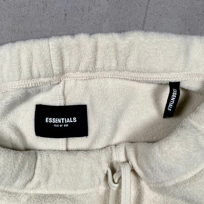 Fear of God Fog Essentials White Fleece Shorts Size XS USED x17532