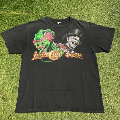 Y2K Isane Clown Posse Double Sided Black Tee Size Large USED v16045