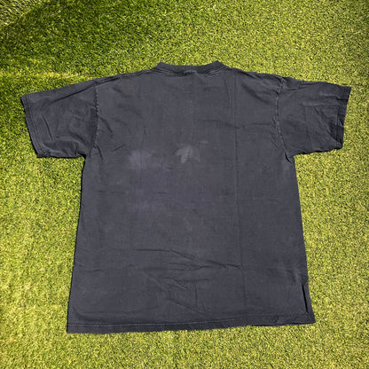 1990s Penn State Nittany Lions Navy Blue Tee Size XL USED v16485