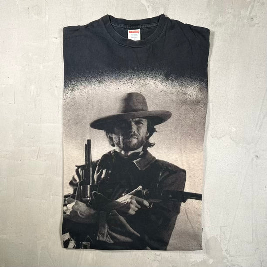 Supreme Clint Eastwood Tee Black (2011) Size Large USED x18874