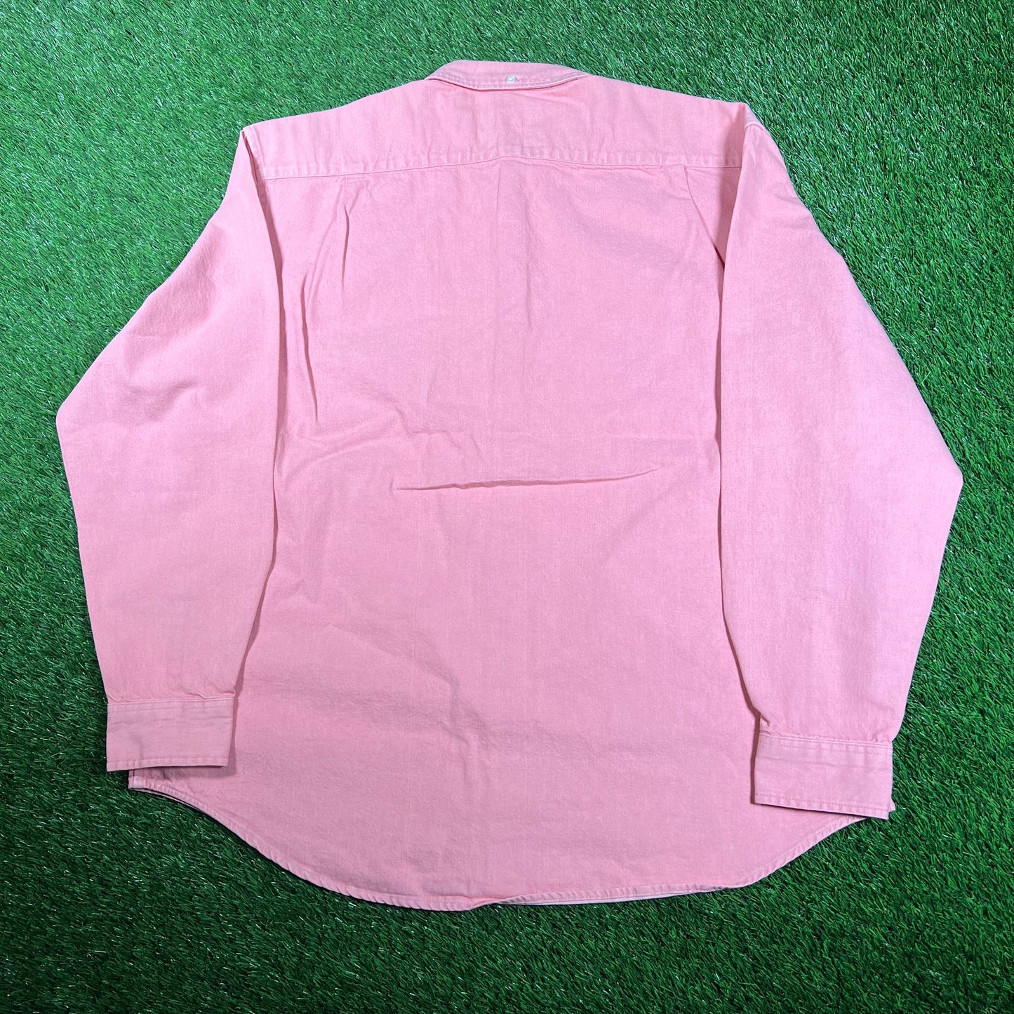 Supreme Pink Small Box Logo Denim Shirt (2025) Size Large NEW x15825