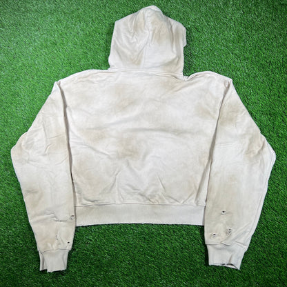 Vale "Vale Sports Division" Tiger Cream Hoodie Size Medium USED x14724