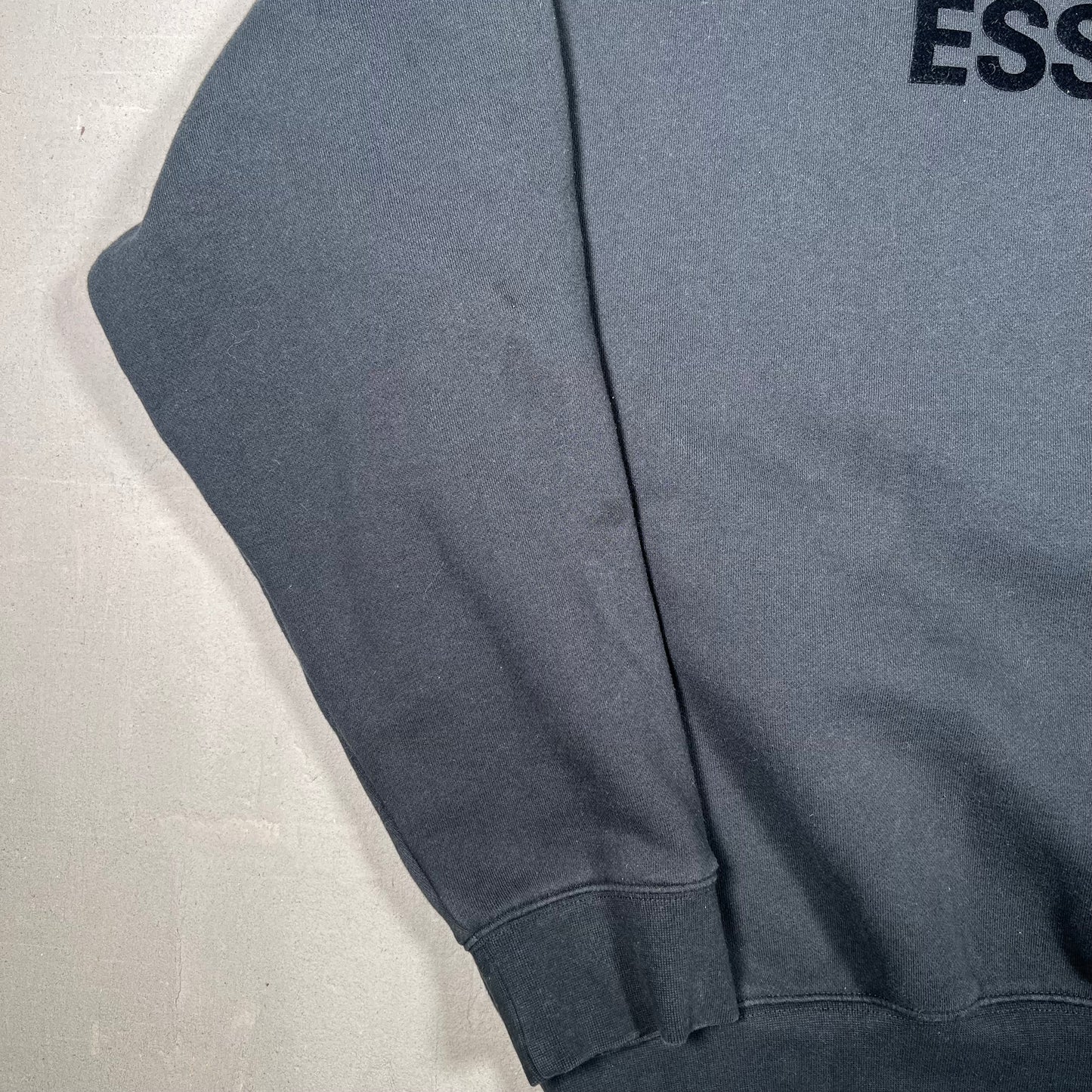 Essentials Fear Of God Black Crewneck Size XXL USED x17169