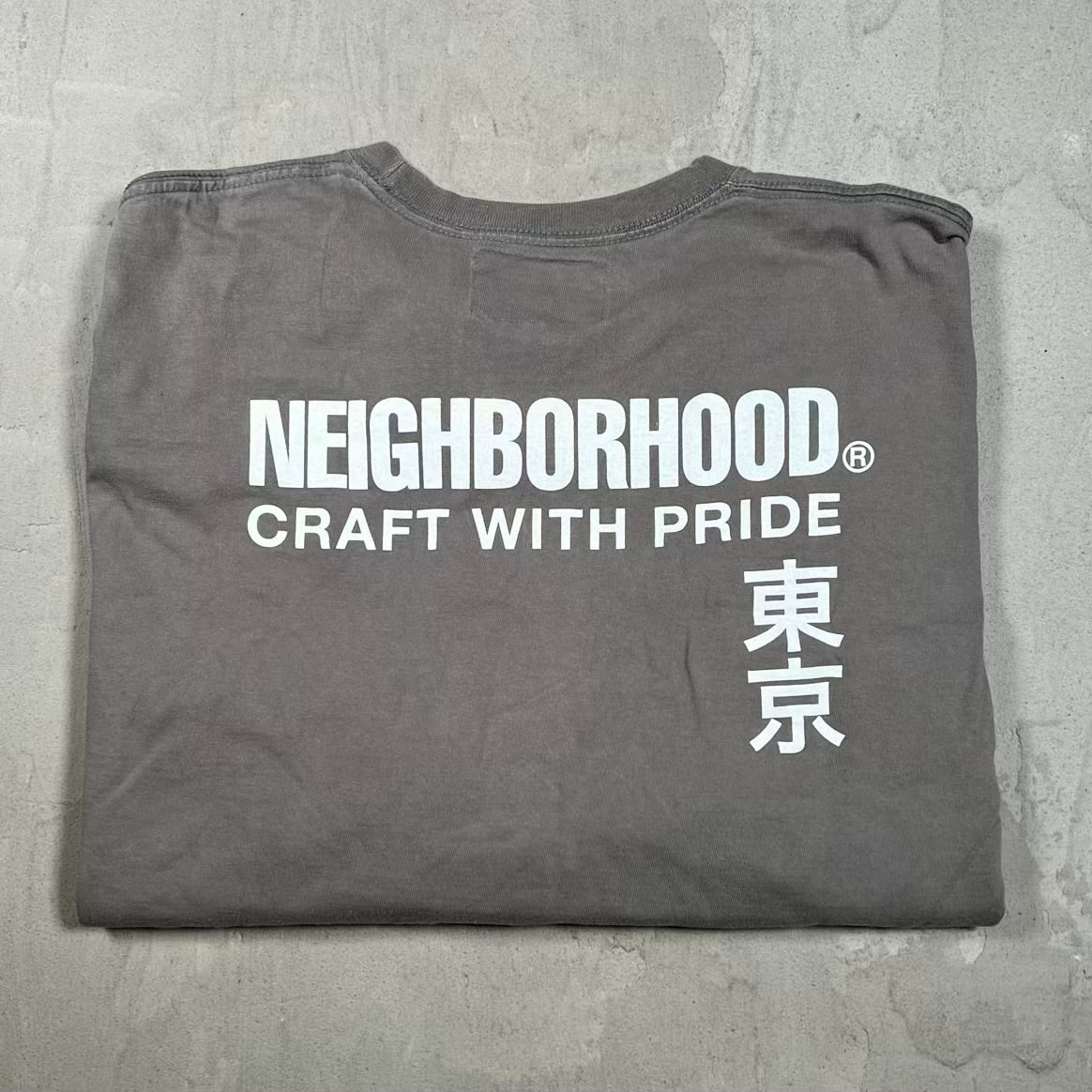 Neighborhood NERD No One Ever Really Dies Grey Longsleeve Size Medium USED x18117