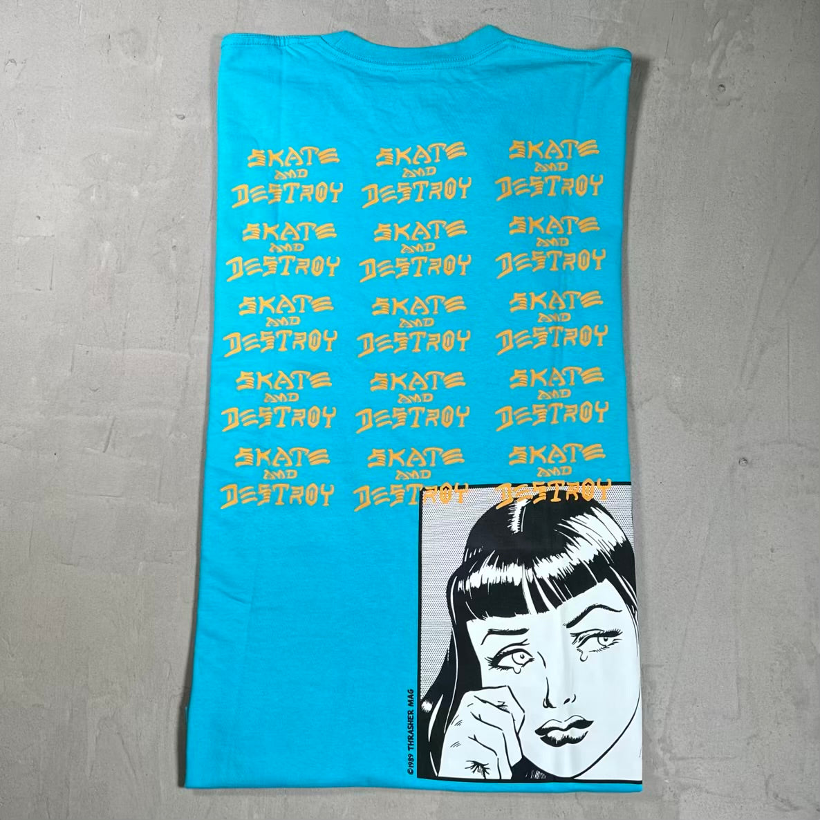 Supreme Thrasher Boyfriend Teal Tee (2017) Size XL NEW x18540