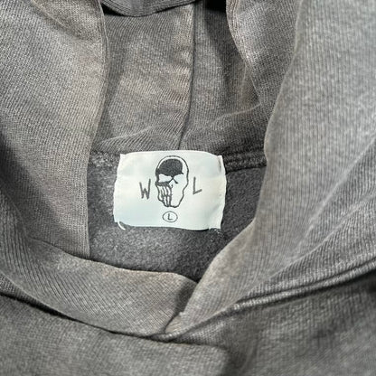 Warren Lotas Django Washed Black Hoodie Size Large USED x18462