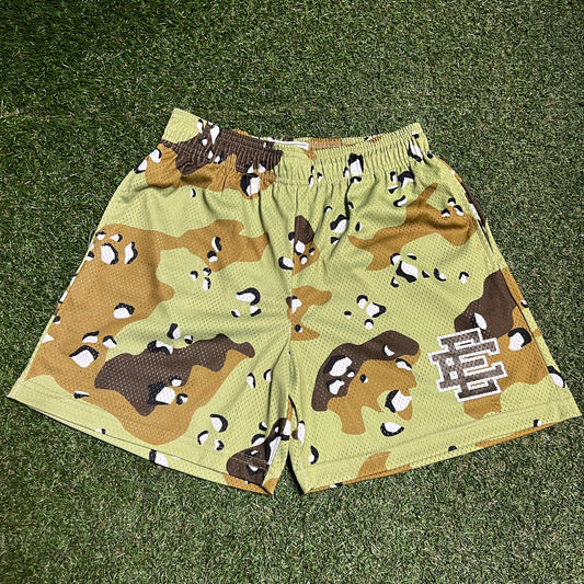 Eric Emanuel Brown Logo/Green Camo Size Large NEW x14223