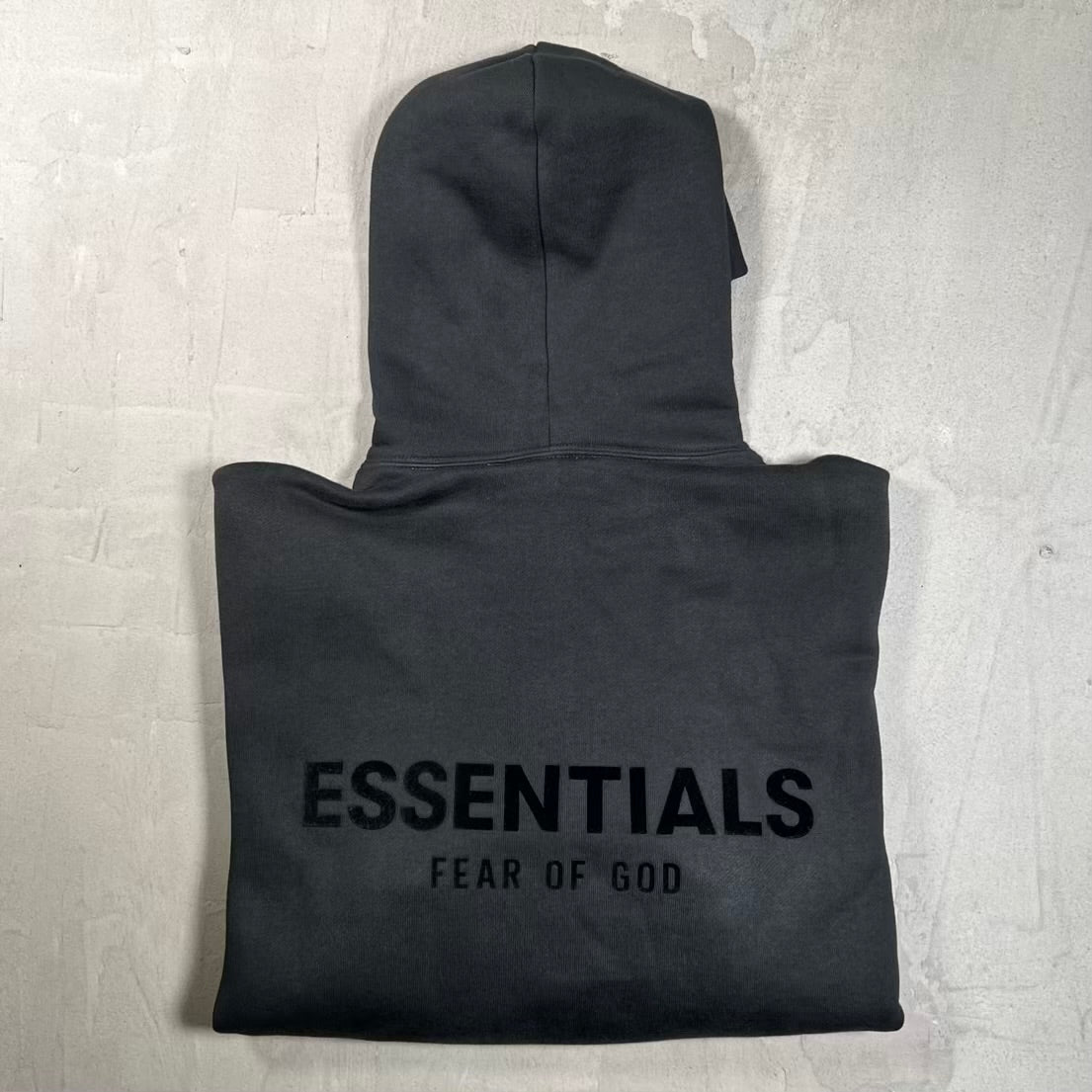 Essentials Fear of God FOG Black Hoodie Size XS USED x18770